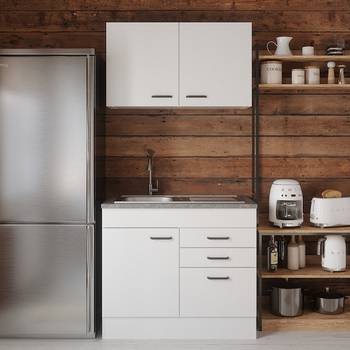 Singleküche OPTImulti 100 cm mit Spüle