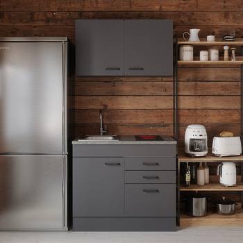 Singleküche OPTImulti mit Glaskeramik