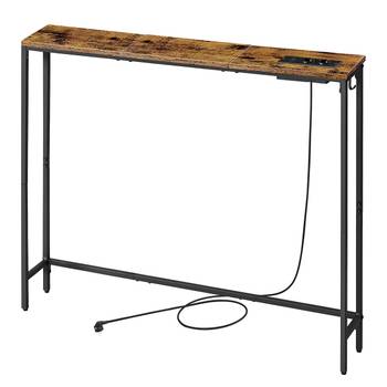 Konsolentisch Long Pine mit Steckdose