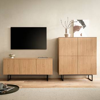 Wohnkombi Mavony 2-teilig mit Highboard