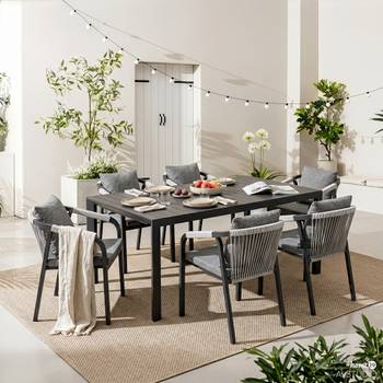 Gartenessgruppe Verdee 7-teilig