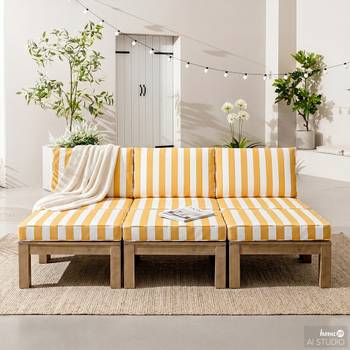 Loungegruppe LEXI 6-teilig Kombi A