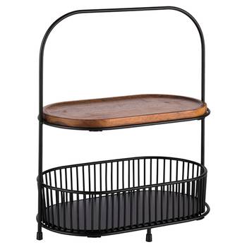 Etagere 2-stufig Mensi 5-teilig