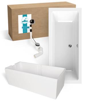 Badewanne Modern Select 3-teilig Träger
