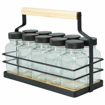 Gewürzglas HH-10100 mit Ständer 10er Set