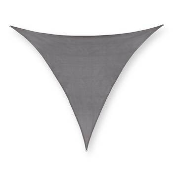 Voile d'ombrage triangulaire gris PE-HD