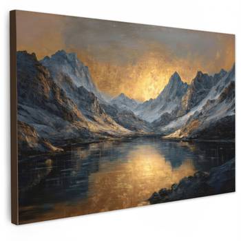 LEINWANDBILD Berge
