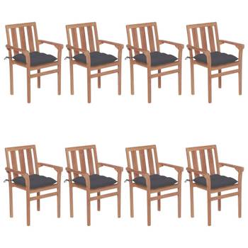 Stapelbarer Stuhl (8er Set)