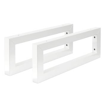 Console murale 2pcs 450x150mm Blanc