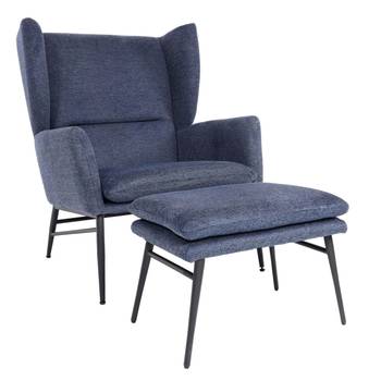 Lounge-Sessel mit Ottomane L62