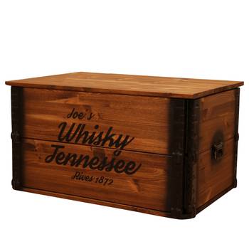 Truhe "Whisky" Holz Vintage