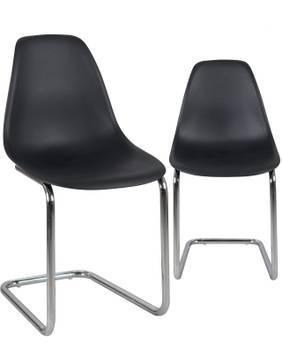 Lot de 2 chaises visiteur MEO