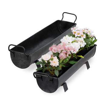 Blumenkasten Dachrinne 2er Set