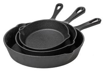 Bratpfannen-Set Cook & Grill 3-teilig