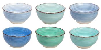 Schüssel Delice Blue 6er Set