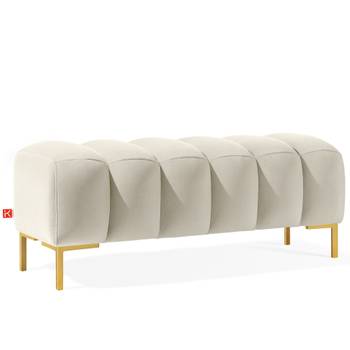 Gestoffeerde hocker PECCO