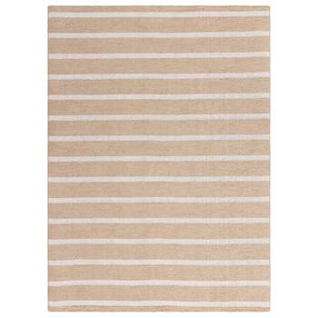 Tapis moderne en jute et coton STRIPPY