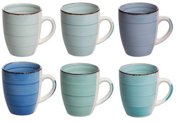 Becher Ocean Blue 6er Set