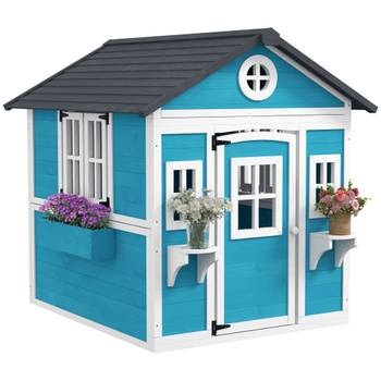 Outsunny Kinderspielhaus 345-027V01BU