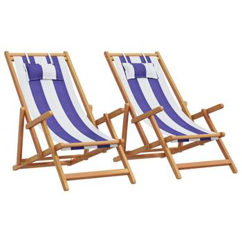 Chaise de plage 3004207-3  (lot de 2)