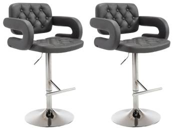 Tabouret de bar Dublin Lot de 2