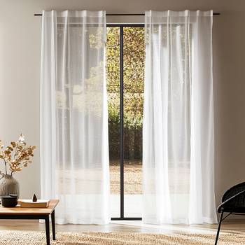 Gardinen Transparant mit Kräuselband
