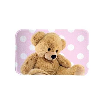 Tapis enfant DOUX TED 70x95 rose