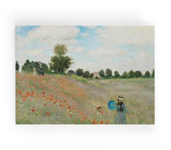 Leinwand 60x40 Mohnfeld