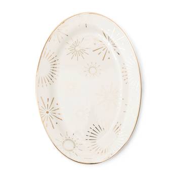 Classic Fireworks Serving Plate
