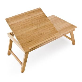 Table Ordinateur table de lit bois