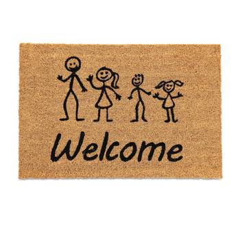 Tapis coco Welcome