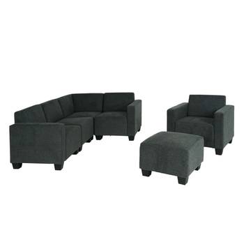 Sofa-System Couch-Garnitur Lyon 4-1-1