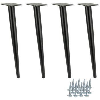 Meubelpoot Lutande Set van 4