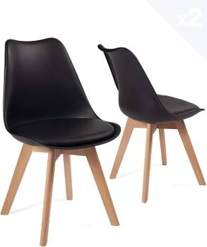 Chaise scandinave LAO (lot de 2)