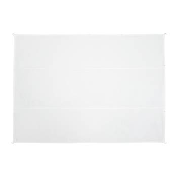 Voile d'ombrage rectangulaire blanc