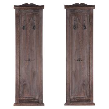 Wandgarderobe H33 (2er-Set)