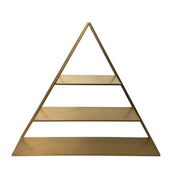 Wandregal Efe – Gold, Eisen
