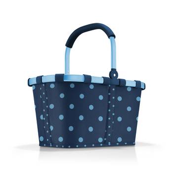 Einkaufskorb carrybag Frame Dots Blue