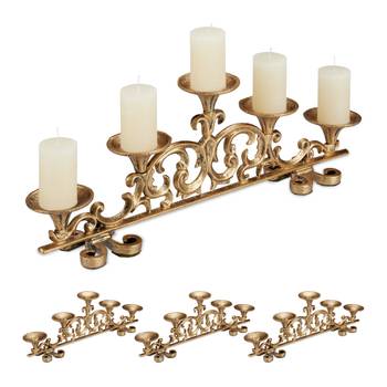 Chandelier 5 bras antique en lot de 4