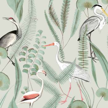 Papier peint oiseaux Herons