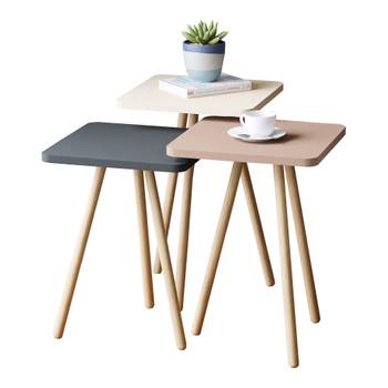 Set de 3 tables d'appoint Hobro