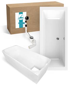 Badewanne Modern Select 3-teilig Träger
