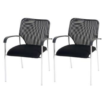 Chaise visiteur empilable (lot de 2)