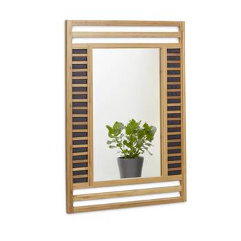 Miroir en bambou glace de salle de bain