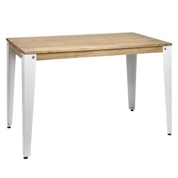 Table à manger Lunds 60x100 Blanc-Vielli