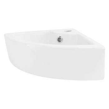 Lavabo d'angle 46x33x13cm blanc