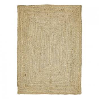 Tapis jute 120x170 tissé crème JUTI