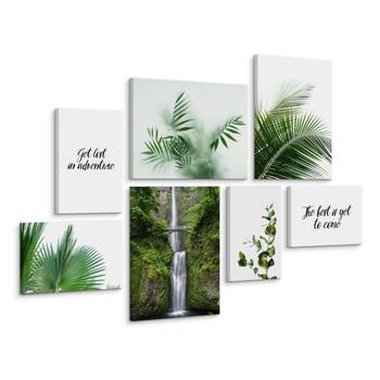 Set De Tableaux Plantes Cascade Citation