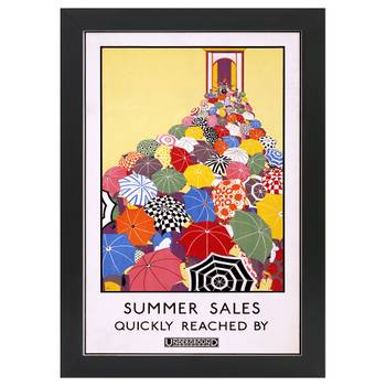 Bilderrahmen Poster 1925 Summer_sales