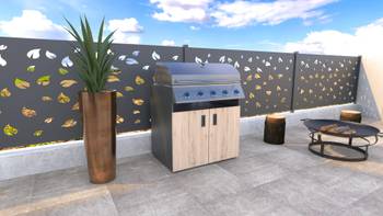 Outdoorküchemodul EL mit Grill